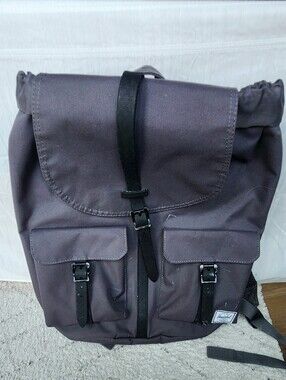 Men's Gray Hershel Roll-Top Backpack